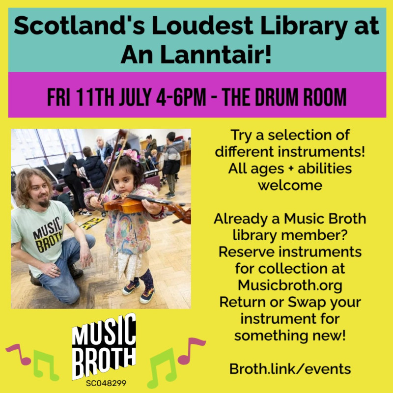 Scotland's Loudest Library comes to An Lanntair!