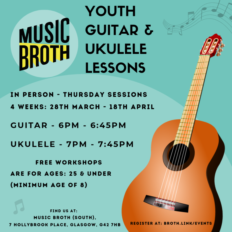 Youth Guitar and Ukulele Lessons - Thursday