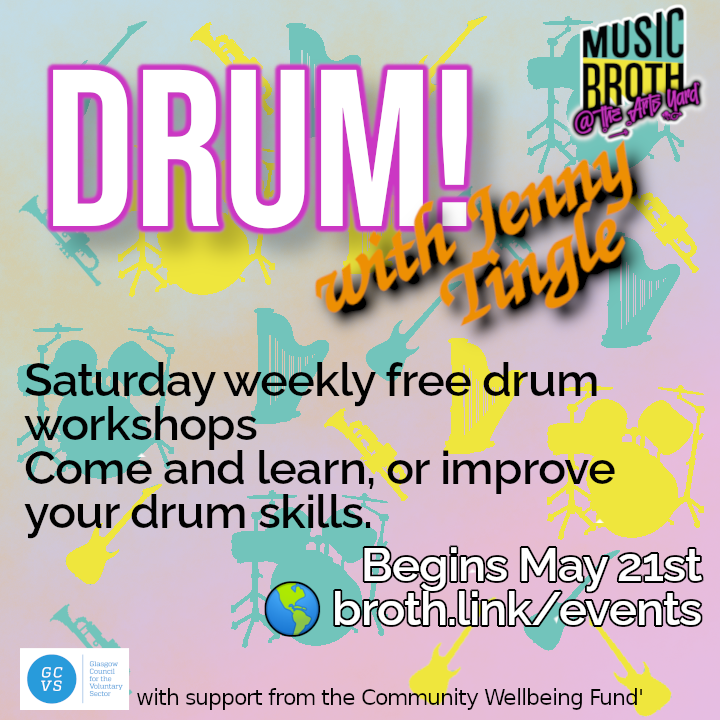21May - 27th august DRUM! With Jenny Tingle